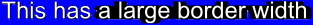 Border width example